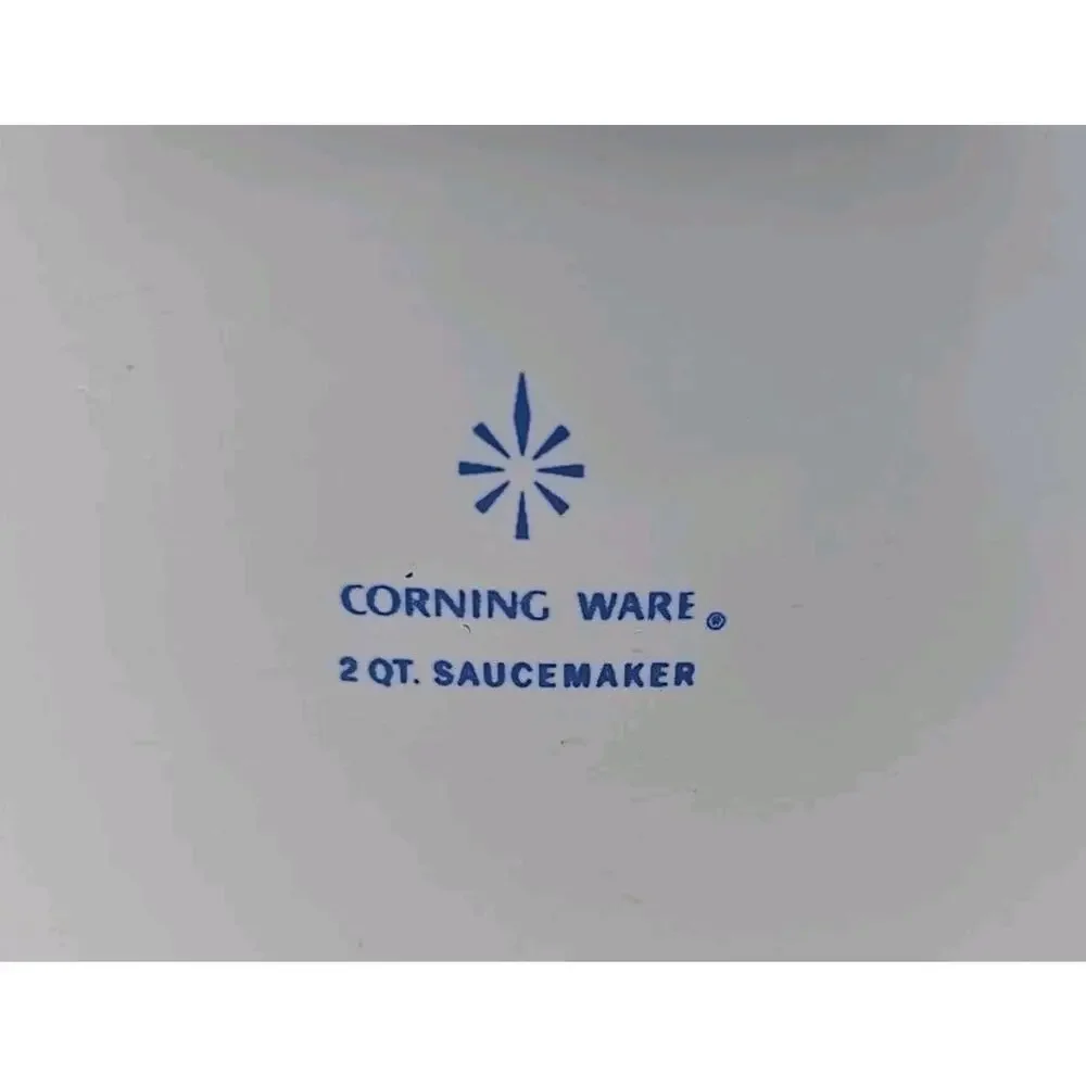Corning Ware Cornflower Blue‎ Vintage 2 Quart QT 8 Cup Sauce Maker *Note U265